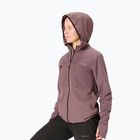 Moteriška bėgimo striukė NNormal Active Warm albergini/purple