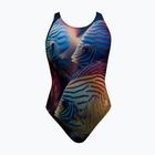 Moteriškas vientisas maudymosi kostiumėlis RAS Colorfish Race Back multicolour