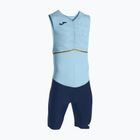 Vyriškas triatlono kostiumas Joma Record III Bodysuit sky blue-navy