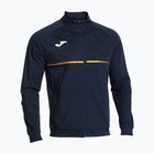 Vyriški bėgimo marškinėliai Joma Record III Full Zip tamsiai mėlynos spalvos