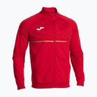 Vyriški bėgimo marškinėliai Joma Record III Full Zip raudonos spalvos