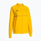Moteriški bėgimo marškinėliai Joma Record III Full Zip geltonos spalvos