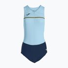 Moteriškas triatlono maudymosi kostiumėlis Joma Record III Bodysuit sky blue-navy