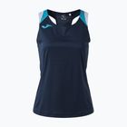 Moteriški teniso marškinėliai Joma Terra Tank Top dark navy/turquoise fluor