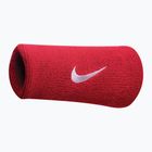 Riešo juosta Nike Swoosh Doublewide Wristbands 2 vnt. varsity red/white