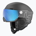 Slidinėjimo šalmas Bollé V-Ryft Pure black coal matte/photochromic blue
