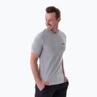 NEBBIA Minimalist Logo vyriški treniruočių marškinėliai šviesiai pilki