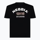 NEBBIA Golden Era vyriški treniruočių marškinėliai juodi 1920130