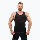 Vyriškas treniruočių tank topas NEBBIA Strenght black