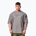 Vyriški treniruočių marškinėliai NEBBIA Washed-Off Heavyweight No Shortcuts light grey