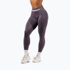 Moteriškos treniruočių tamprės NEBBIA Flow Seamless Push-Up dark grey