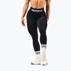 Moteriškos treniruočių tamprės NEBBIA Flow Seamless Hight Waist Push Up black