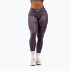 Moteriškos treniruočių tamprės NEBBIA Flow Seamless Maximum Push-Up dark grey