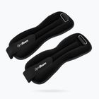 Riešų ir čiurnų svoriai  GymBeam 2 x 2 kg black