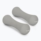 Hanteliai GymBeam Neoprene Dumbbells 2 x 1 kg light grey