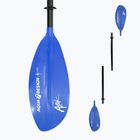Keturių dalių baidarės irklas AQUADESIGN K1 Attak 4 blue