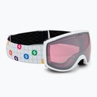 Vaikiški slidinėjimo akiniai Blizzard 963 DAO white shiny/pink/silver mirror