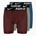 Vyriškos trumpikės Nike Dri-Fit Essential Micro Boxer Brief 3 poros grey/court blue/dark red