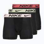 Vyriškos trumpikės Nike Dri-Fit Essential Micro Boxer Brief 3 poros blk washed coral/olive aura/abrtract blue edge wb