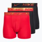 Vyriškos trumpikės Nike Dri-Fit Essential Micro Boxer Brief 3 poros university red/black/black metallic grdient wb