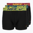 Vyriškos trumpikės Nike Dri-Fit Essential Micro 3 pairs blklightcrimson/ brightcitron/evergreenaur