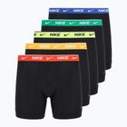 Vyriškos trumpikės Nike Essential Cotton Stretch 5 pairs black/volt/pt red/game royal/sm green/un gold wb