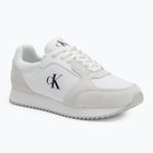Vyriški batai Calvin Klein YM0YM01326 Retro Runner Sock Lace Up Ny-Su Bright White/Black