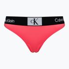 Maudymosi kostiumėlio apatinė dalis Calvin Klein Thong calypso coral