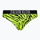 Maudymosi kostiumėlio apatinė dalis Calvin Klein Bikini Print zebra citrust burst