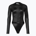 Moteriškas vientisas maudymosi kostiumėlis Calvin Klein Long Sleeve One Piece black