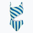 Moteriškas vientisas maudymosi kostiumėlis O'Neill Poppy blue towel stripe
