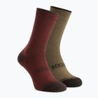 Kojinės Rogelli Wool Wintersocks 2 poros burgundy/brown