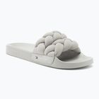 Moteriškos šlepetės Tommy Jeans Braided stratus grey