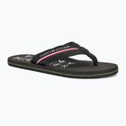 Vyriškos šlepetės per pirštą Tommy Hilfiger Web Beach Sandal black