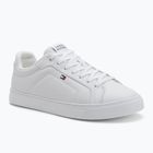Vyriški batai Tommy Hilfiger Icon Court Lth Flag Ess white