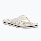 Moteriškos šlepetės per pirštą Tommy Hilfiger Chain Print Beach Sandal ivory