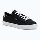 Moteriški sportiniai bateliai Tommy Hilfiger Vulc Canvas Lace Up black