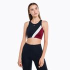 Tommy Hilfiger Mid Intensity Rwb Colour-Block mėlyna fitneso liemenėlė