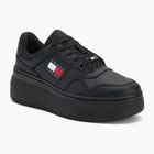 Moteriški batai Tommy Jeans Retro Basket Flatform Ess triple black