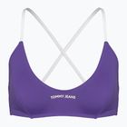Tommy Jeans Bralette maudymosi kostiumėlio viršutinė dalis quantum purple