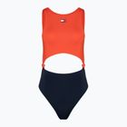 Moterų Tommy Jeans iškirpti iš vieno gabalo karšto šilumos maudymosi kostiumėlis