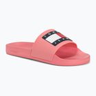 Tommy Jeans Flag Pool Slide Ess tickled pink moteriškos šlepetės