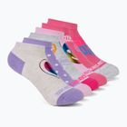 Vaikiškos kojinės SKECHERS Non Terry Low Cut 6 poros purple