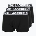Vyriškos trumpikės KARL LAGERFELD Bold Elastic Trunk 3 poros black