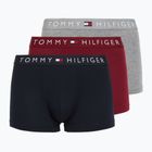 Vyriškos trumpikės Tommy Hilfiger UM0UM03521 3 poros desert sky/mid grey heather/red