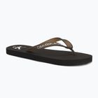 Vyriškos šlepetės per pirštą Calvin Klein YM0YM01267 Beach Sandal Transparent Tpu black/bright white