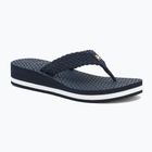 Moteriškos šlepetės per pirštą Tommy Hilfiger Crochet Mid Beach Sandal space blue