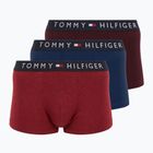 Trumpikės Tommy Hilfiger UM0UM03180 Trunk 3 poros deep burgundy/purple navy/deep rouge heather