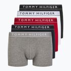 Vyriškos trumpikės Tommy Hilfiger UM0UM03679 5 poros white/mid red/desert sky/mid heather/black