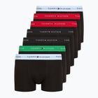 Vyriškos trumpikės Tommy Hilfiger Repeat Logo Trunks 7 poros breezy blue/premium green/premium red/black